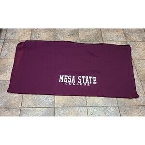 Mesa University Primary Logo jersey  Touch Throw Blanket